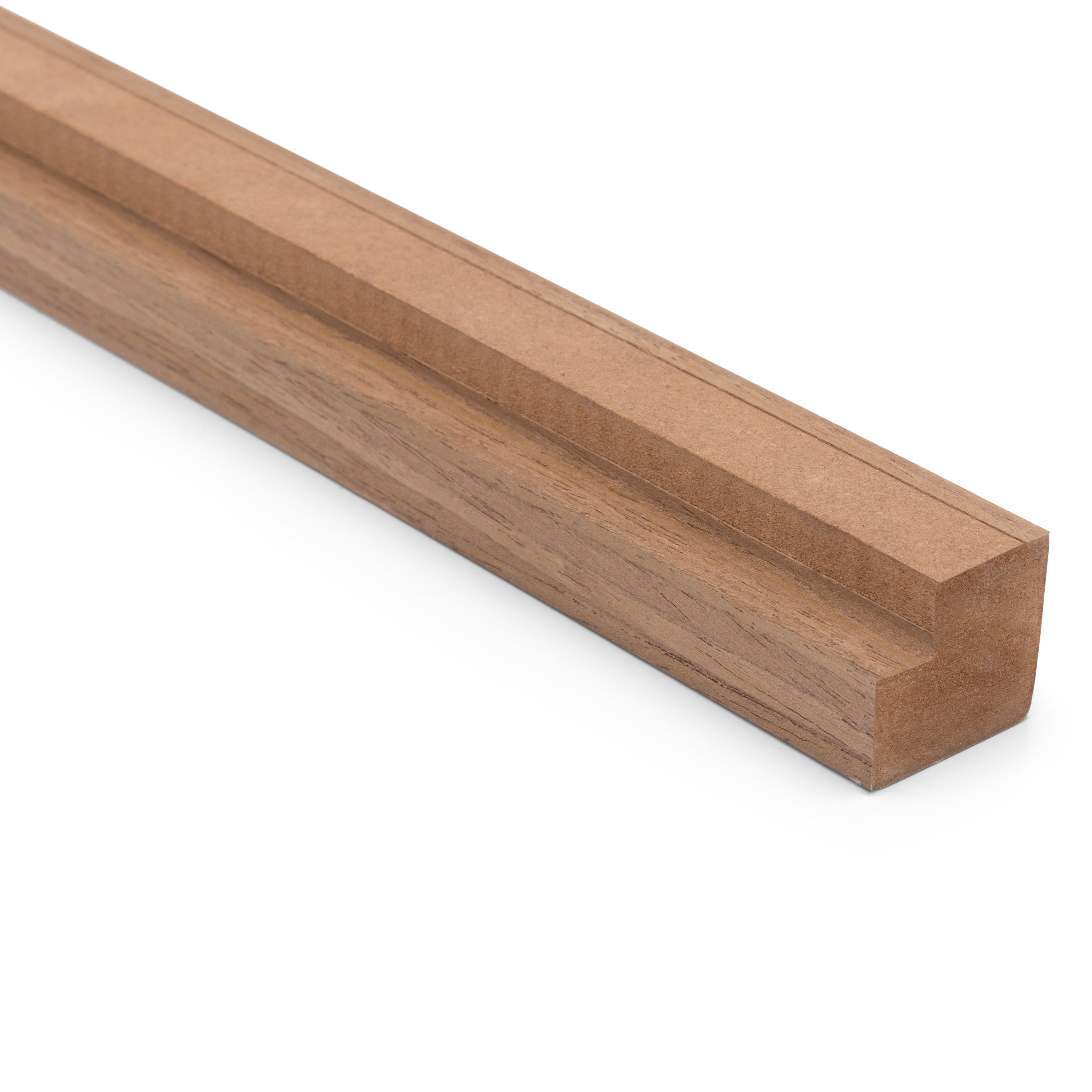 Latte d'extrémité AkuPanel en bois moka 260 cm