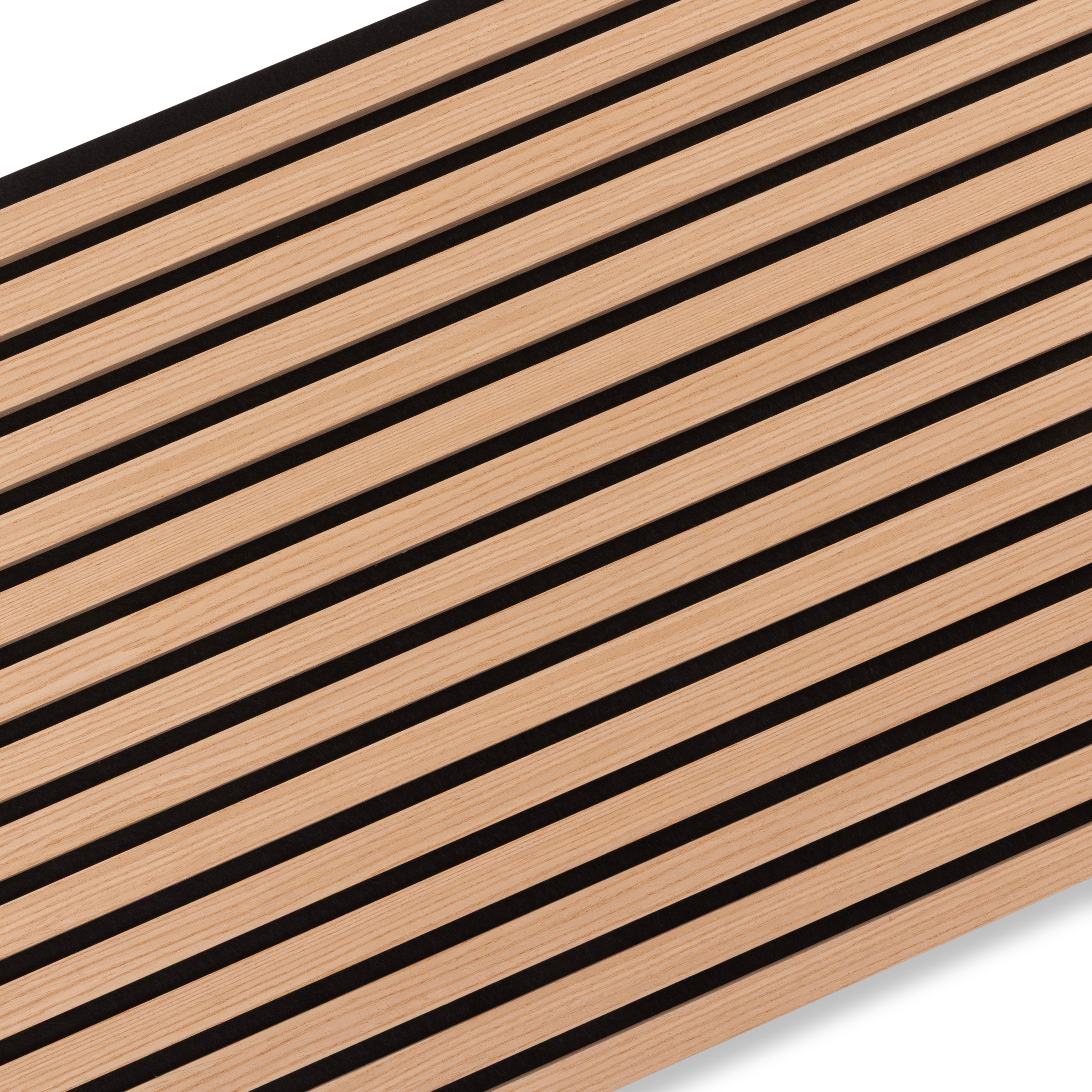 Panneau Akupanel en bois de chêne naturel 260x60 cm