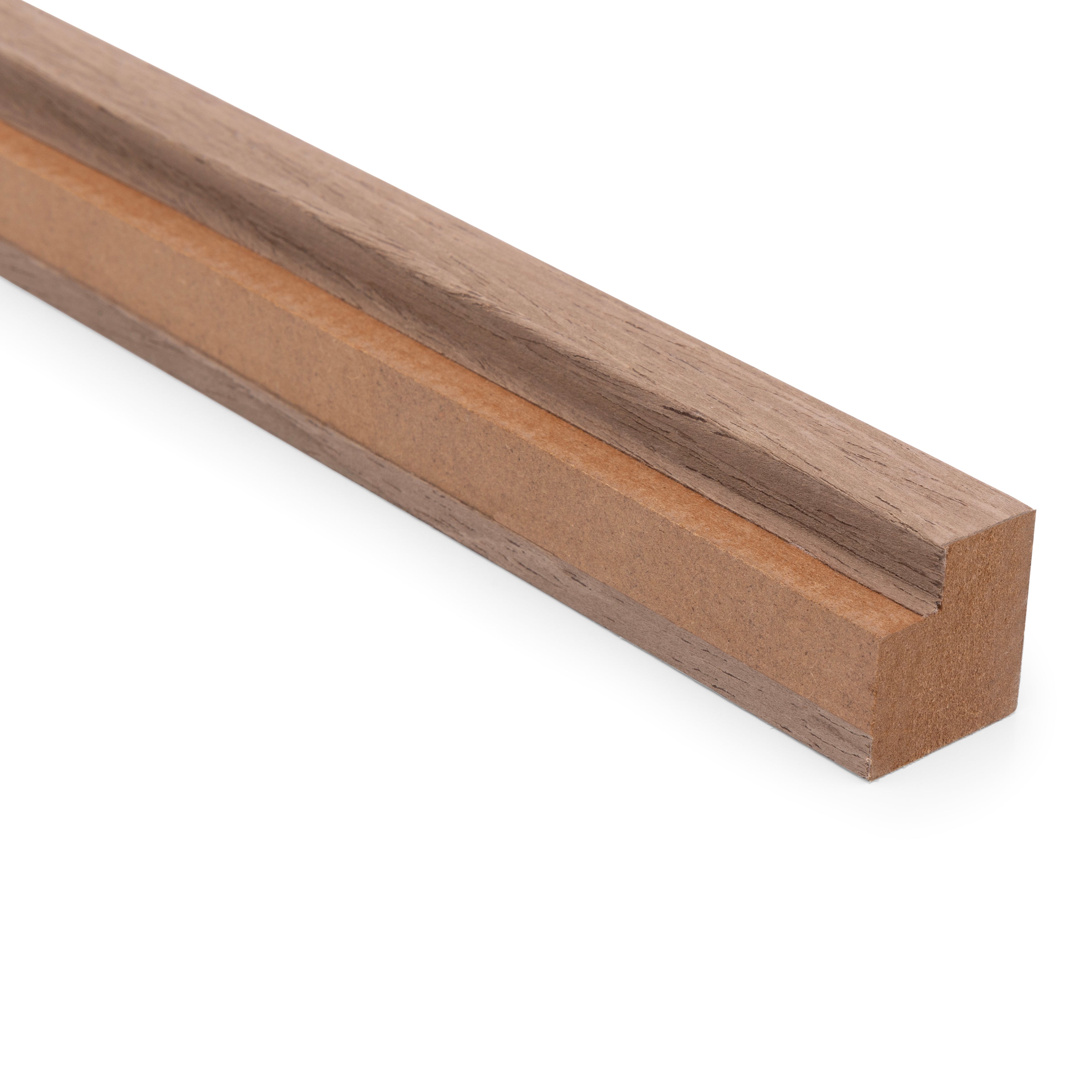 AkuPanel Latte d'extrémité en bois de noyer 260 cm