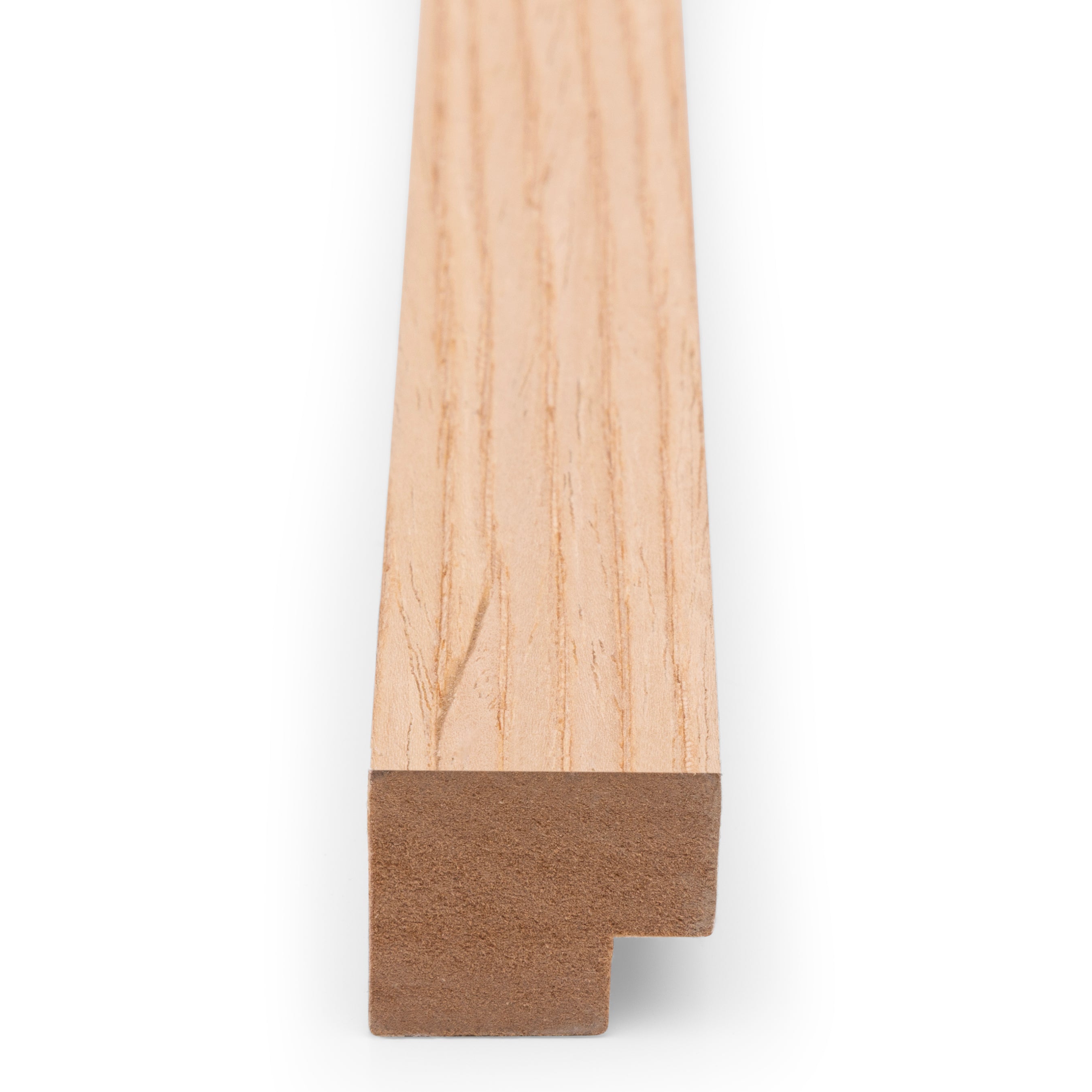 Lattes d'extrémité AkuPanel en bois de chêne naturel 300 cm