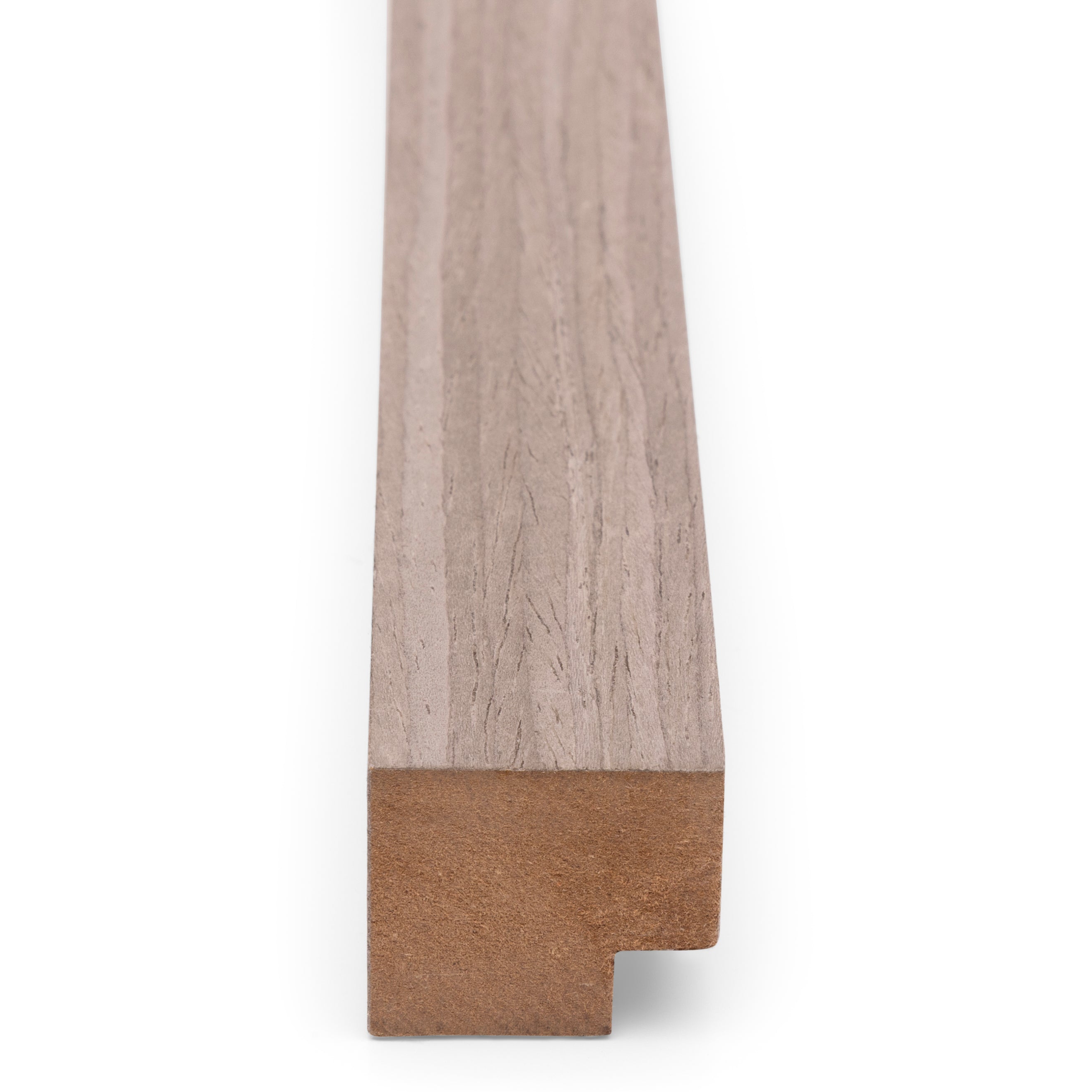 AkuPanel Latte d'extrémité en bois de noyer gris 300 cm