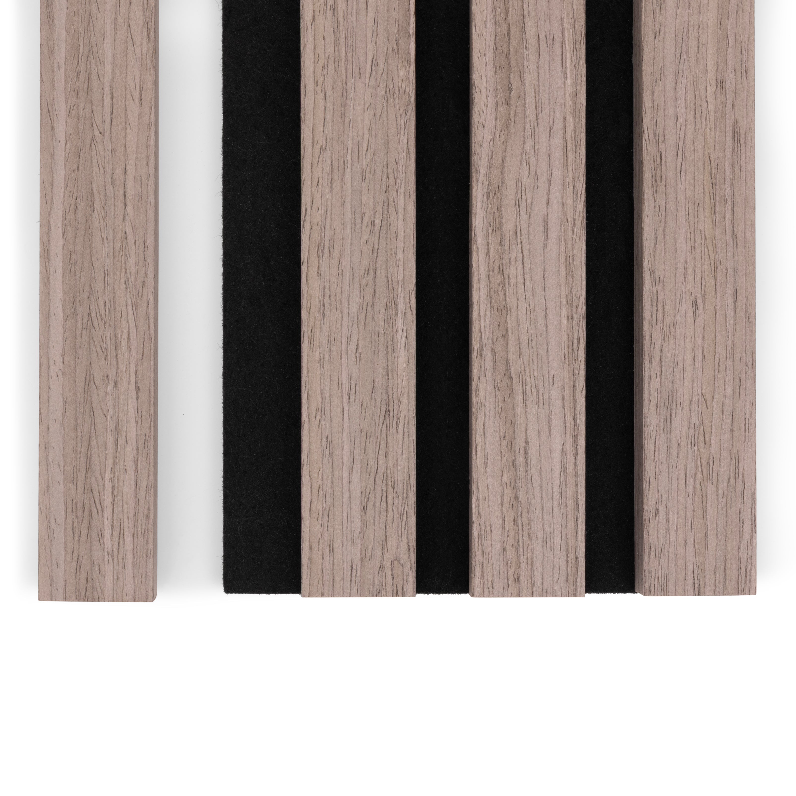 AkuPanel Latte d'extrémité en bois de noyer gris 300 cm