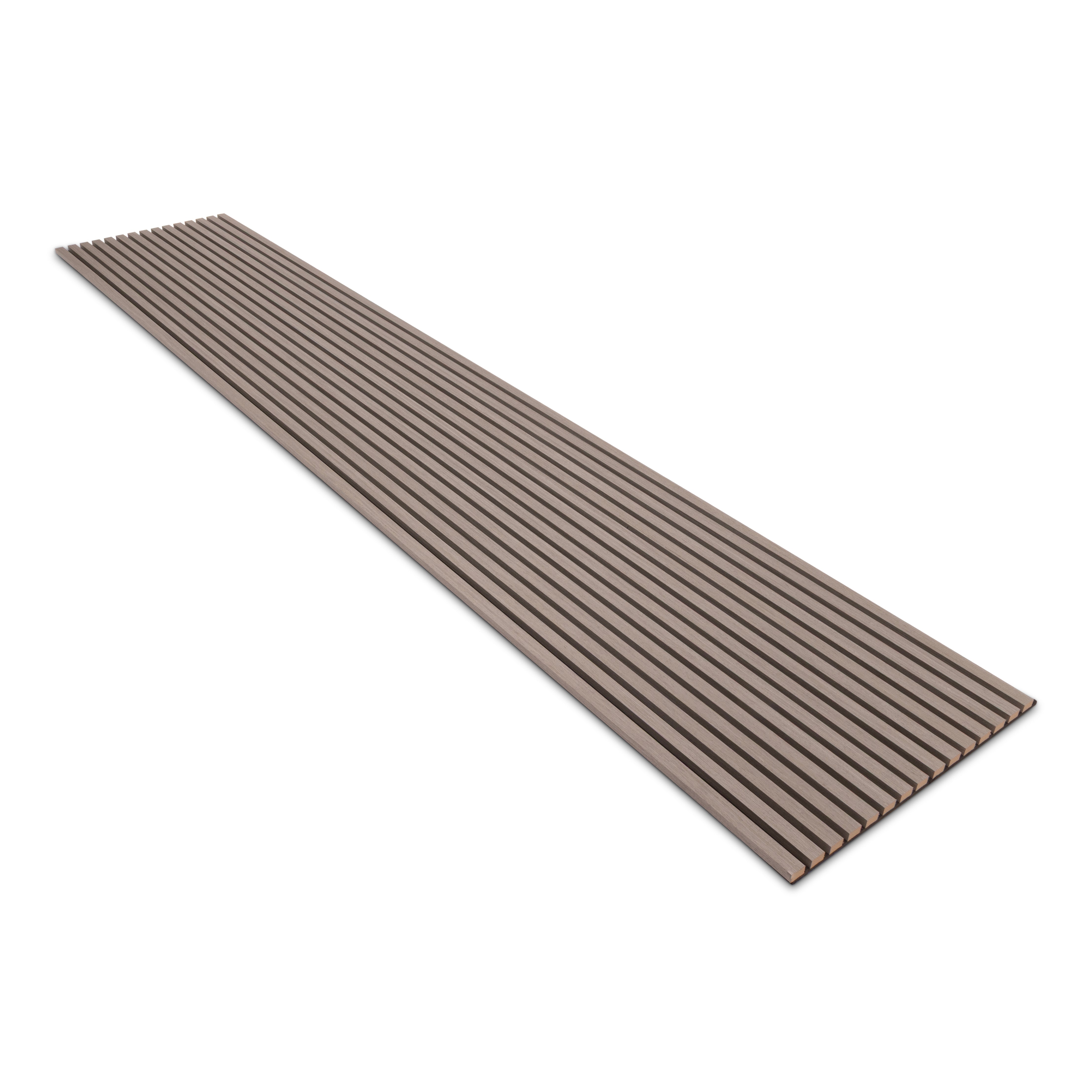 Panneau Akupanel en bois de noyer gris 300x60 cm