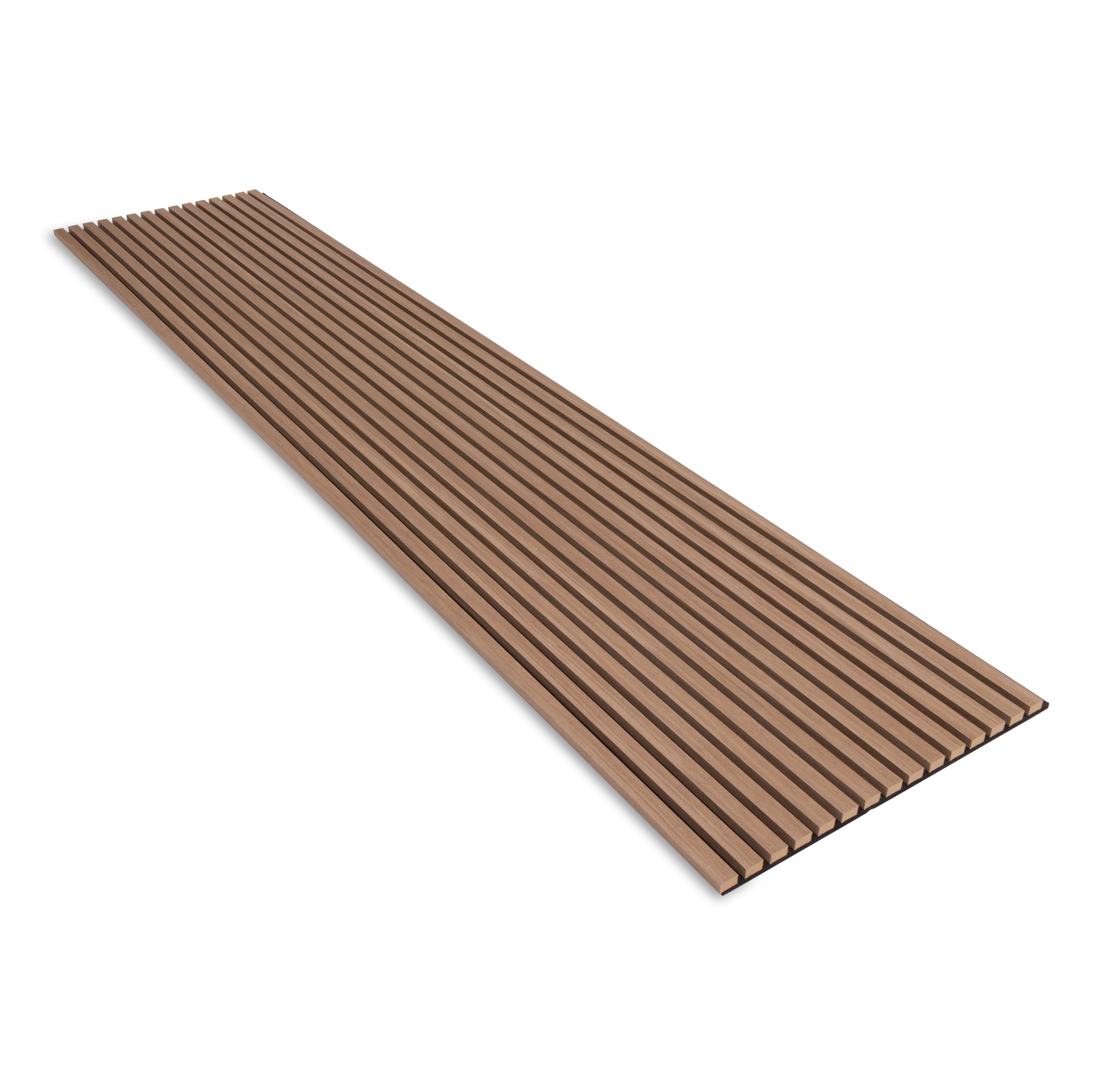 Panneau mural en bois moka 260x60 cm