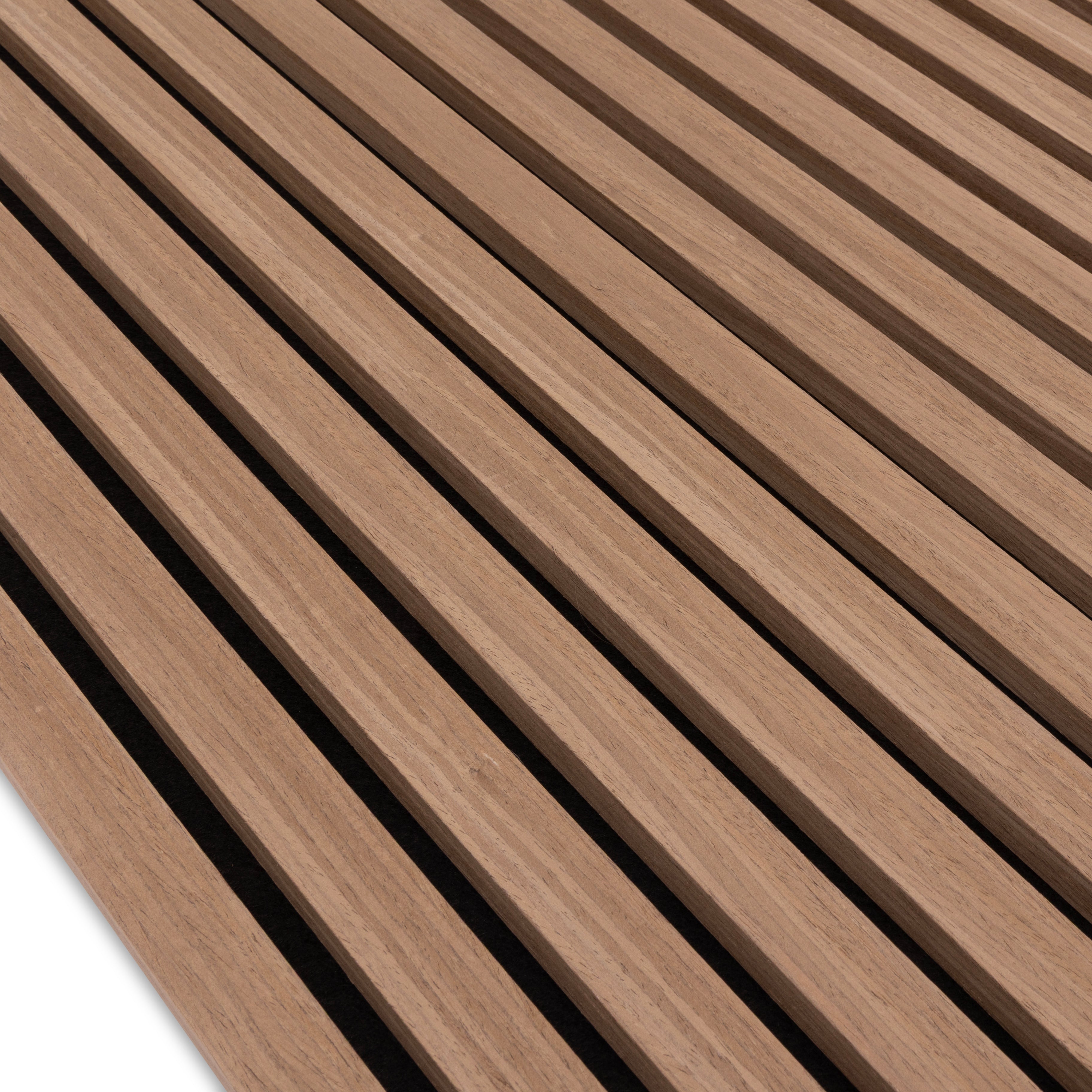 Panneau mural en bois moka 260x60 cm