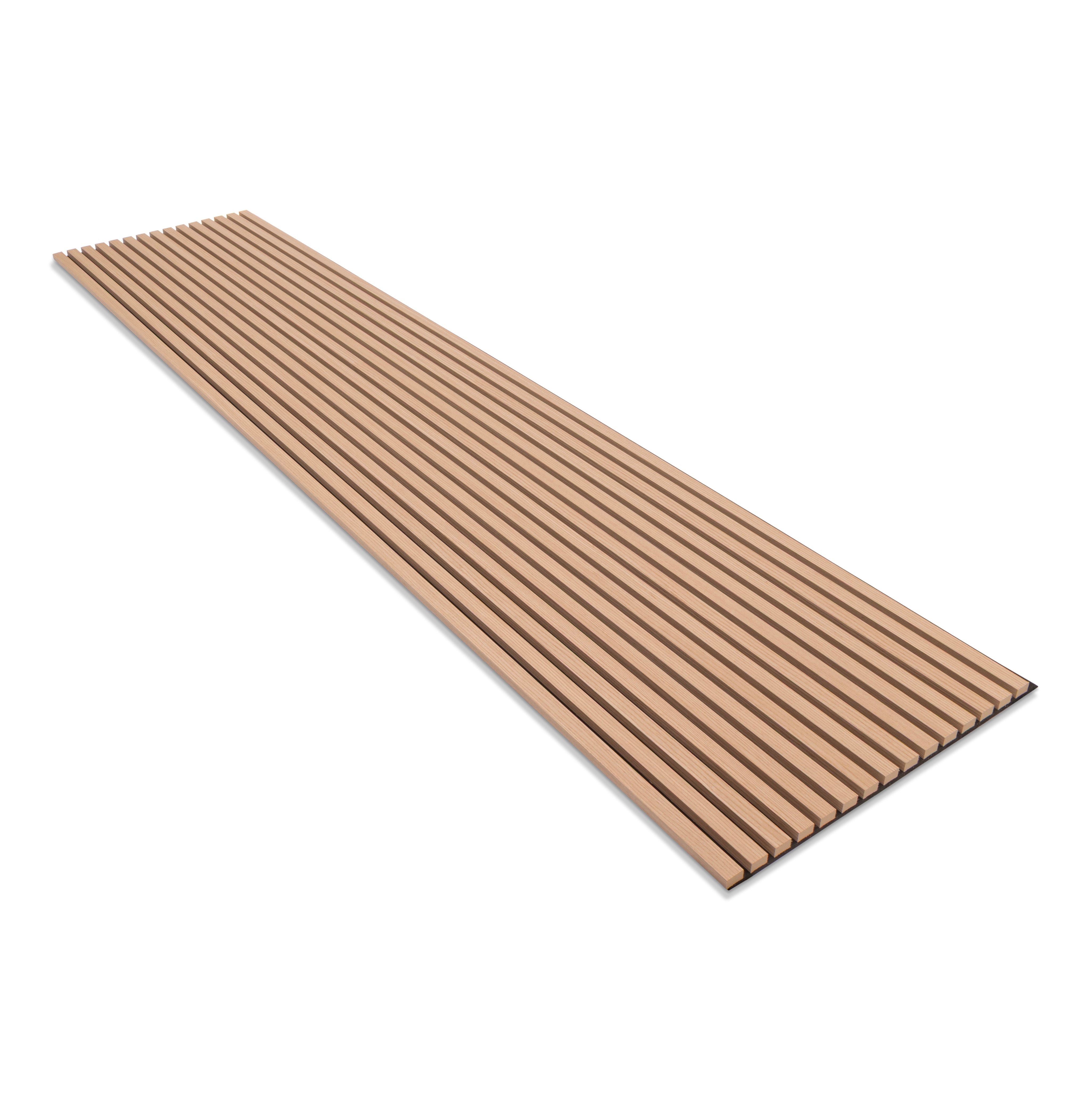 Panneau Akupanel en bois de chêne naturel 260x60 cm
