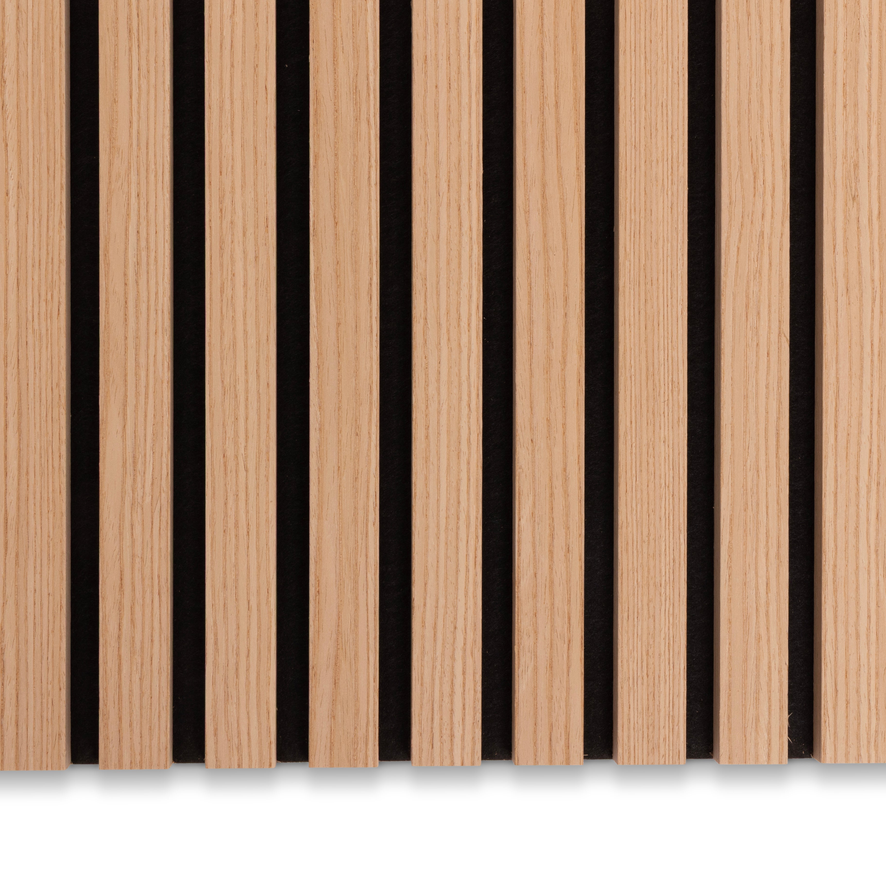Panneau Akupanel en bois de chêne naturel 260x60 cm